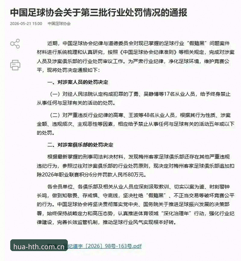 中国足协第三批禁足名单深度分析：从个案清除到系统治理的行业信号